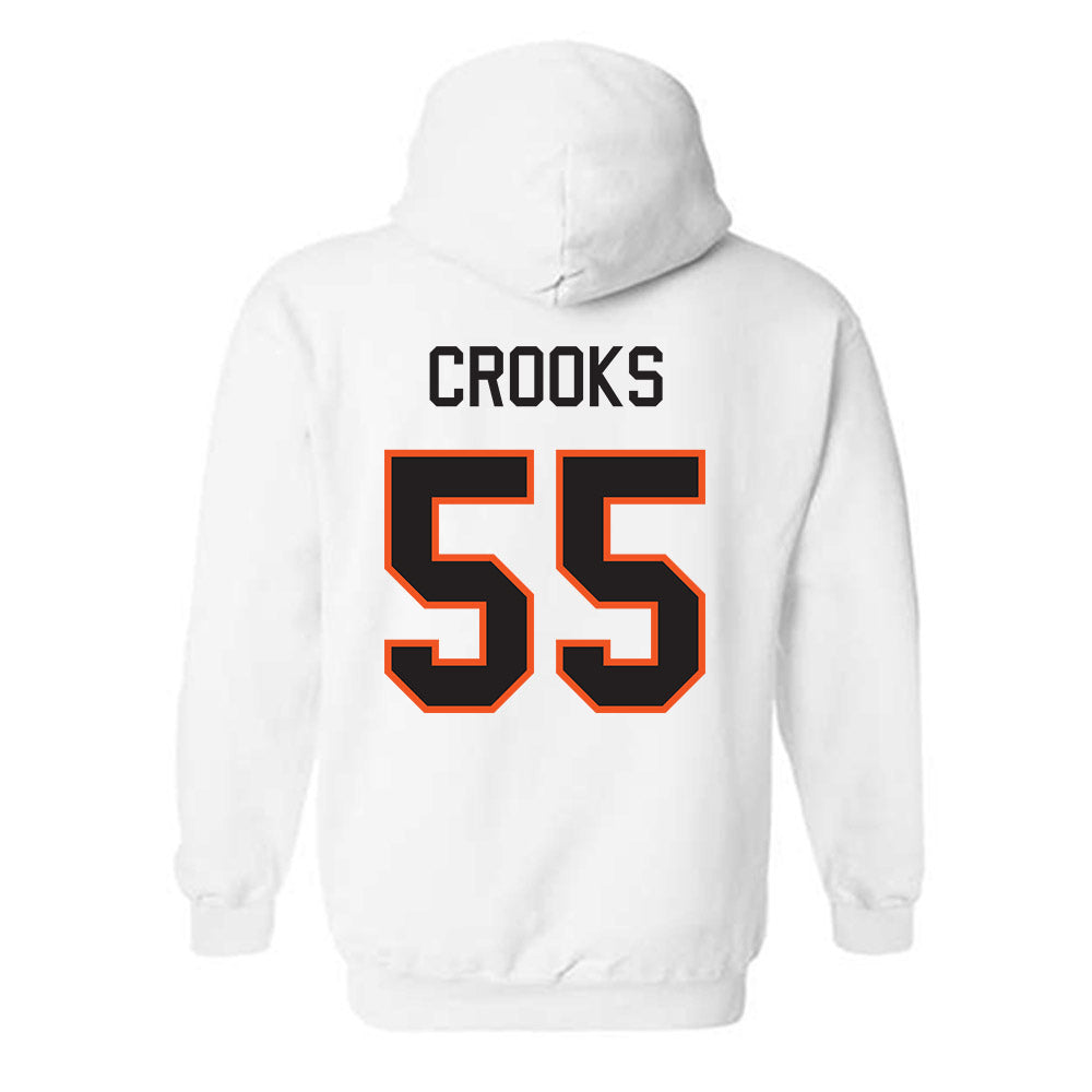Oklahoma State - NCAA Women's Basketball : Audi Crooks - Classic Shersey Hooded Sweatshirt-1