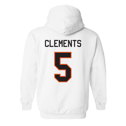 Oklahoma State - NCAA Football : Saadiq Clements - Classic Shersey Hooded Sweatshirt-1
