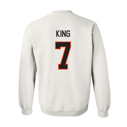 Oklahoma State - NCAA Women's Soccer : Sherline King - Classic Shersey Crewneck Sweatshirt-1