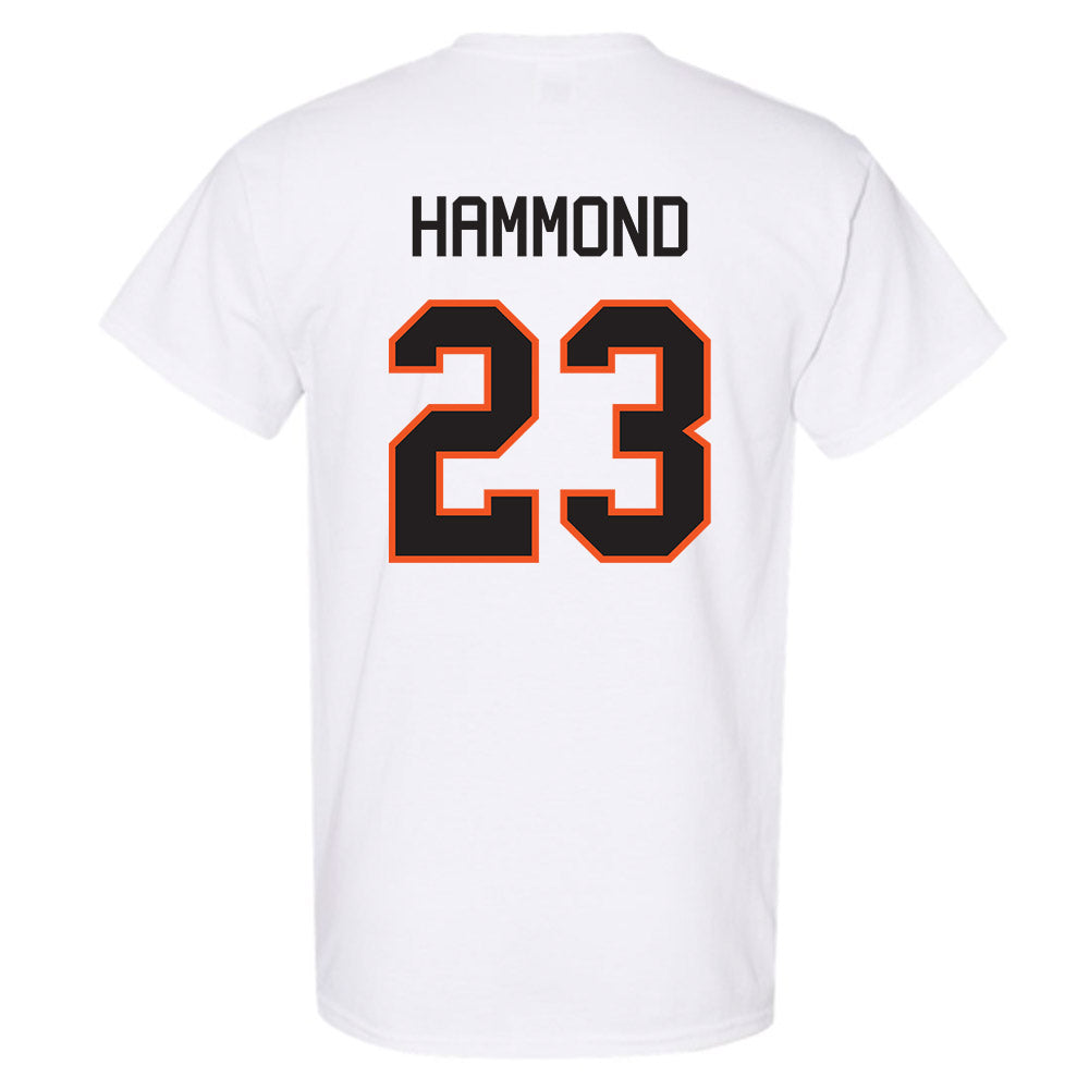 Oklahoma State - NCAA Football : Oscar Hammond - Classic Shersey T-Shirt-1