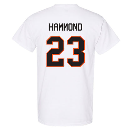 Oklahoma State - NCAA Football : Oscar Hammond - Classic Shersey T-Shirt-1
