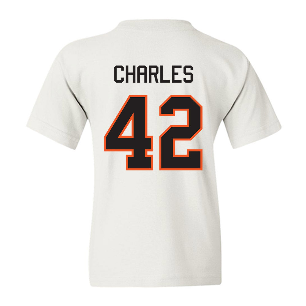 Oklahoma State - NCAA Football : Malik Charles - Classic Shersey Youth T-Shirt-1