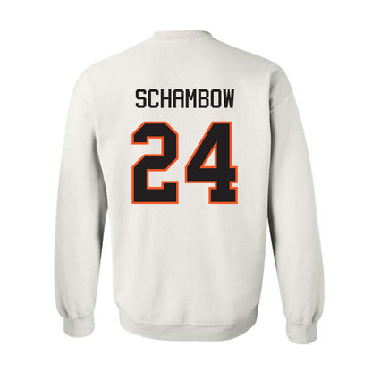 Oklahoma State - NCAA Baseball : Quinn Schambow - Classic Shersey Crewneck Sweatshirt-1