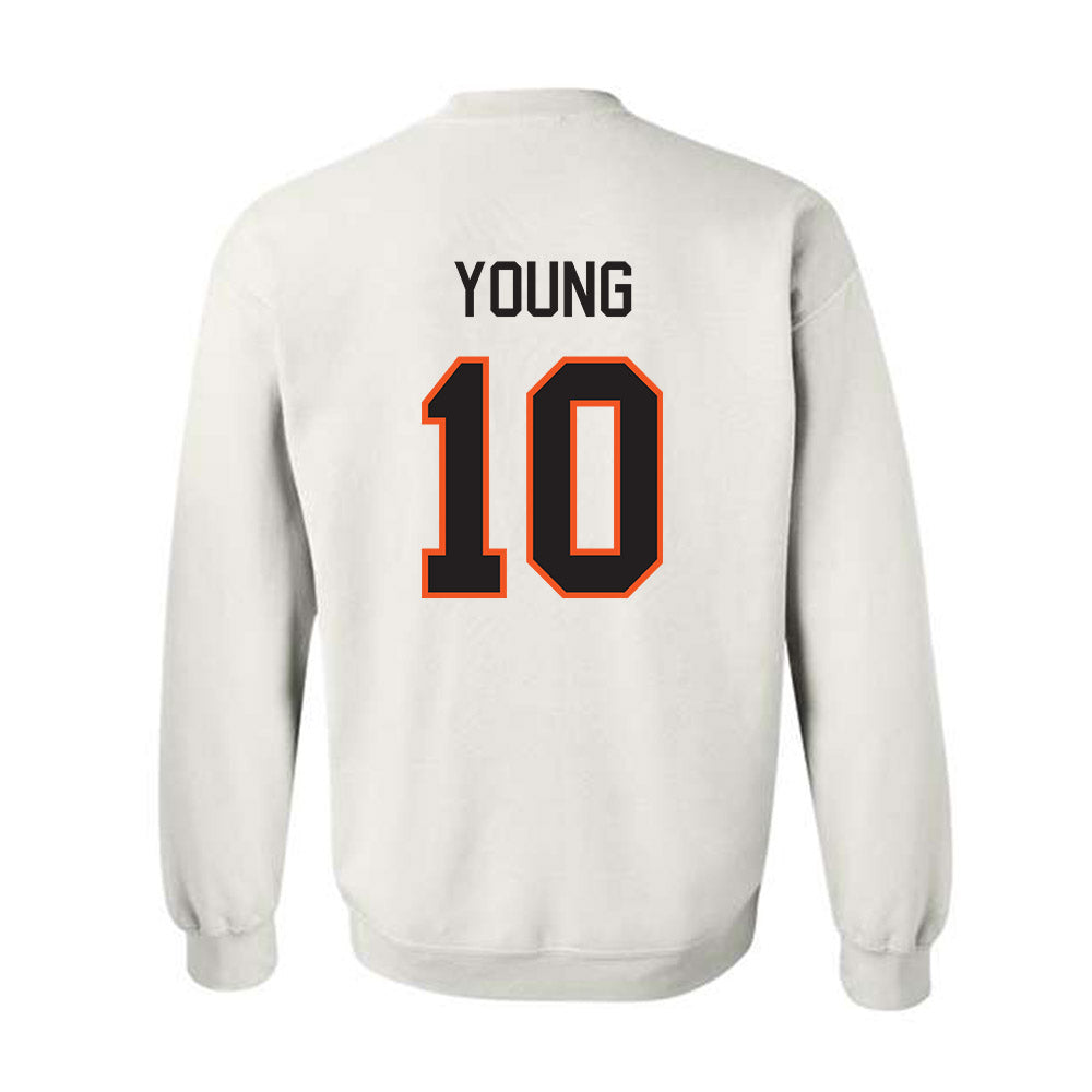 Oklahoma State - NCAA Football : Wyatt Young - Classic Shersey Crewneck Sweatshirt-1