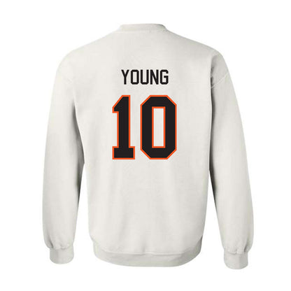 Oklahoma State - NCAA Football : Wyatt Young - Classic Shersey Crewneck Sweatshirt-1