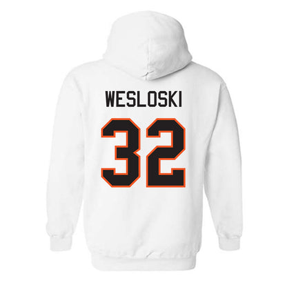 Oklahoma State - NCAA Football : Ethan Wesloski - Classic Shersey Hooded Sweatshirt-1
