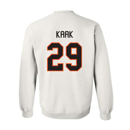 Oklahoma State - NCAA Football : Hudson Kaak - Classic Shersey Crewneck Sweatshirt-1