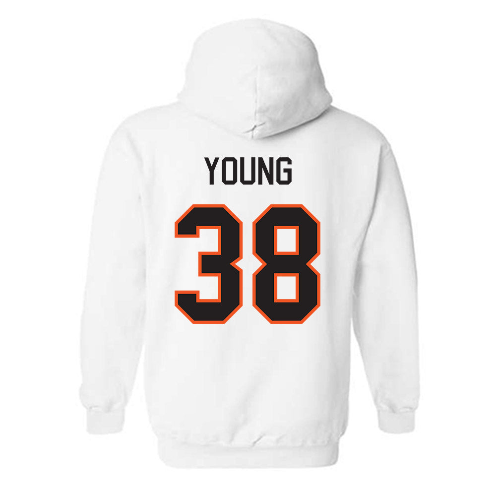 Oklahoma State - NCAA Football : Carlveon Young - Classic Shersey Hooded Sweatshirt-1