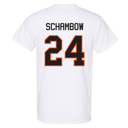Oklahoma State - NCAA Baseball : Quinn Schambow - Classic Shersey T-Shirt-1