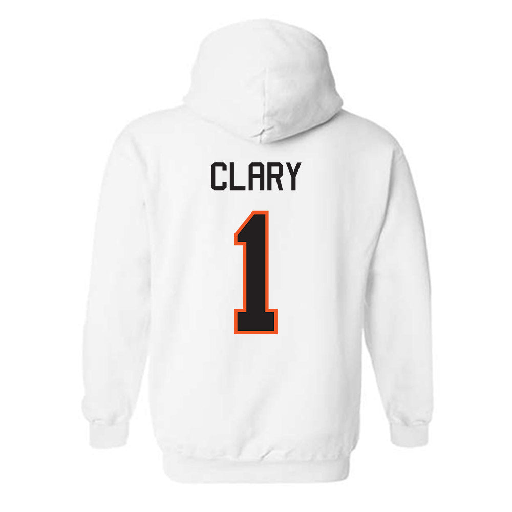 Oklahoma State - NCAA Men's Basketball : Kanye Clary - Classic Shersey Hooded Sweatshirt-1