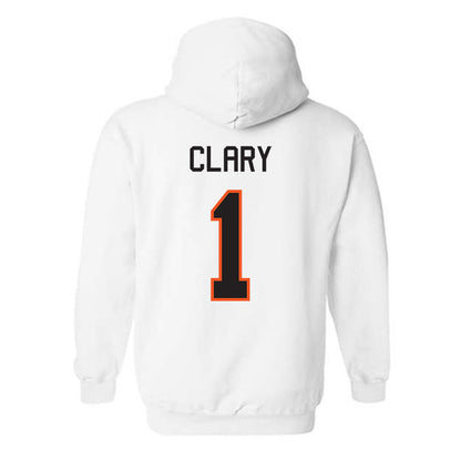 Oklahoma State - NCAA Men's Basketball : Kanye Clary - Classic Shersey Hooded Sweatshirt-1