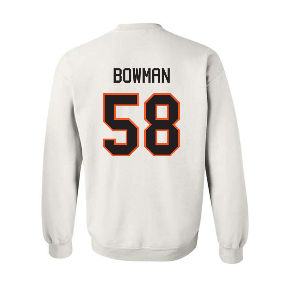 Oklahoma State - NCAA Football : Isaiah Bowman - Classic Shersey Crewneck Sweatshirt-1