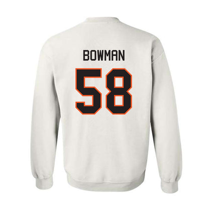 Oklahoma State - NCAA Football : Isaiah Bowman - Classic Shersey Crewneck Sweatshirt-1