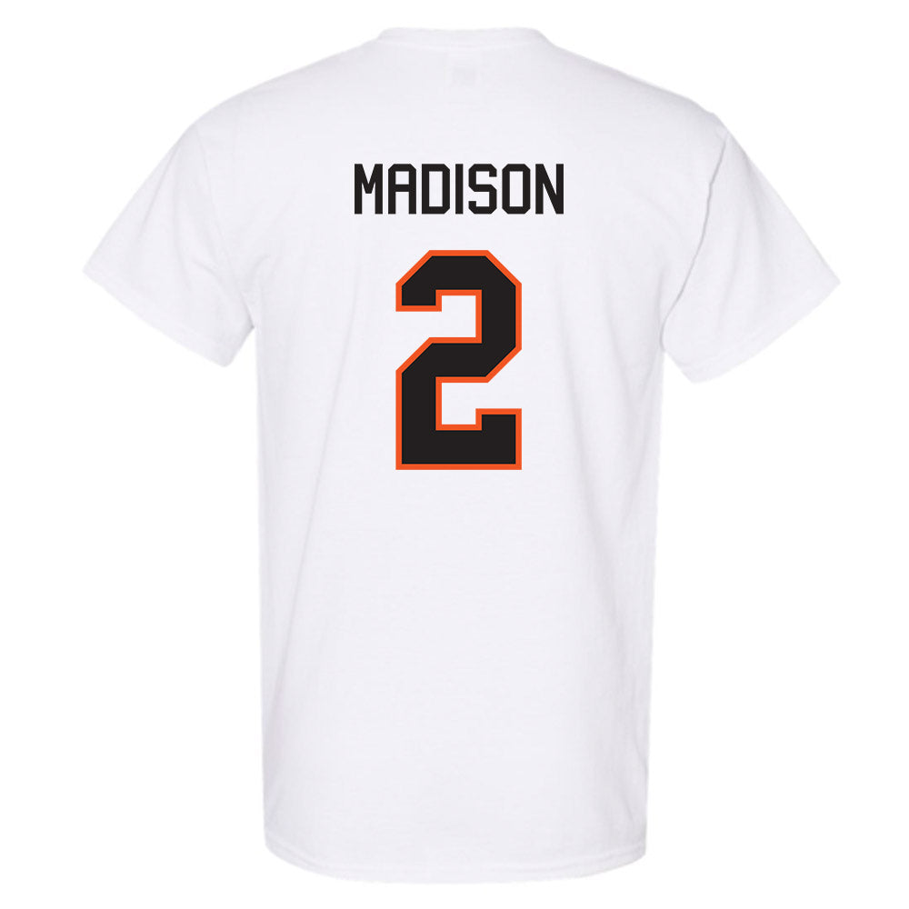 Oklahoma State - NCAA Women's Soccer : Victoria Madison - Classic Shersey T-Shirt-1