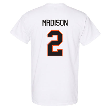 Oklahoma State - NCAA Women's Soccer : Victoria Madison - Classic Shersey T-Shirt-1