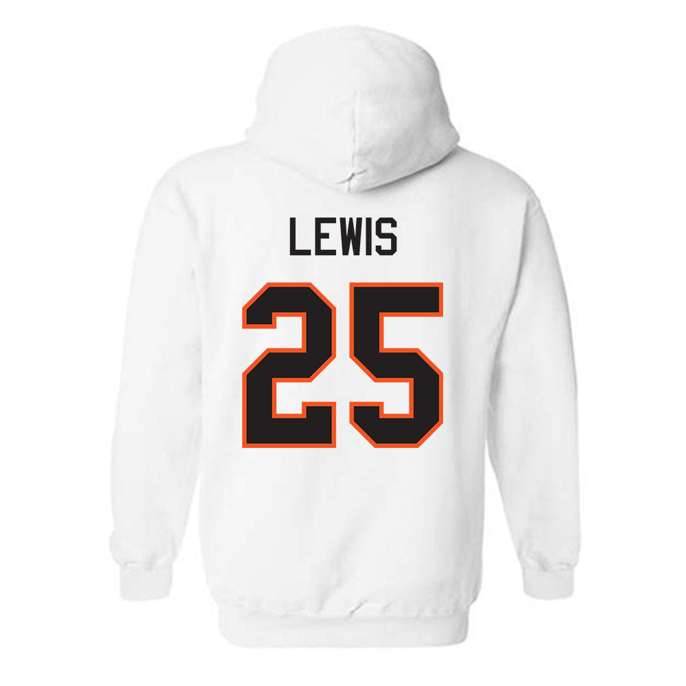 Oklahoma State - NCAA Football : Kollin Lewis - Classic Shersey Hooded Sweatshirt-1