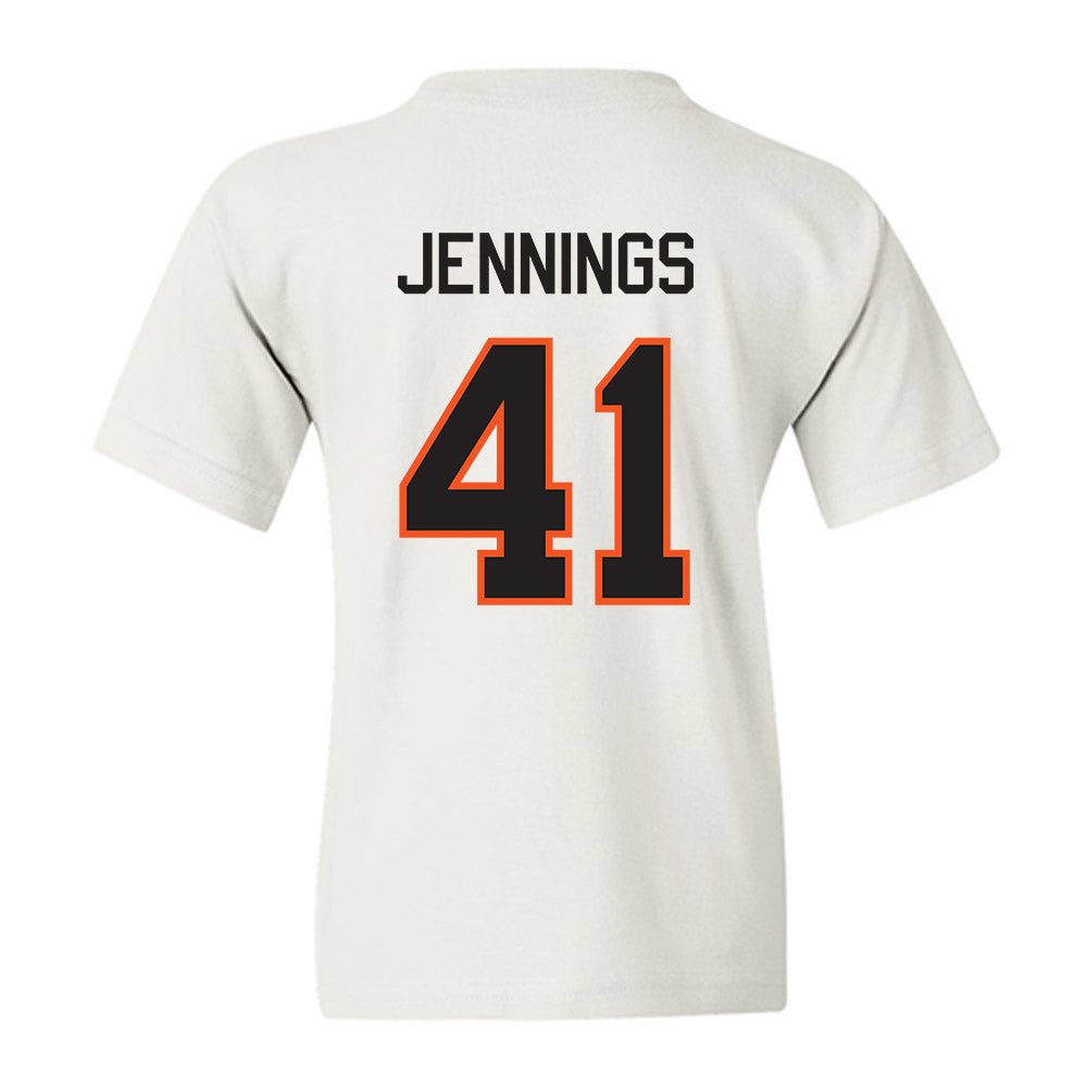 Oklahoma State - NCAA Baseball : Parker Jennings - Classic Shersey Youth T-Shirt-1