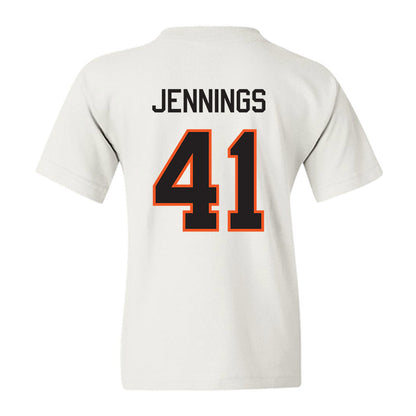 Oklahoma State - NCAA Baseball : Parker Jennings - Classic Shersey Youth T-Shirt-1