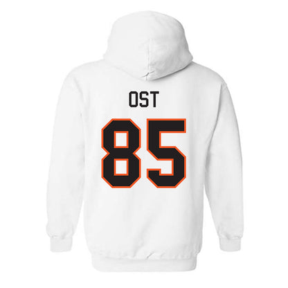 Oklahoma State - NCAA Football : Nate Ost - Classic Shersey Hooded Sweatshirt-1