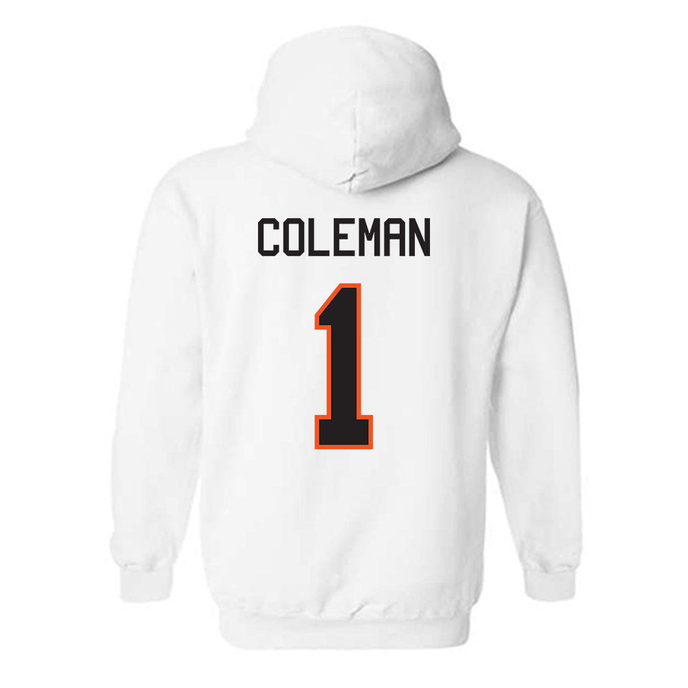 Oklahoma State - NCAA Football : Miles Coleman - Classic Shersey Hooded Sweatshirt-1