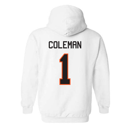 Oklahoma State - NCAA Football : Miles Coleman - Classic Shersey Hooded Sweatshirt-1