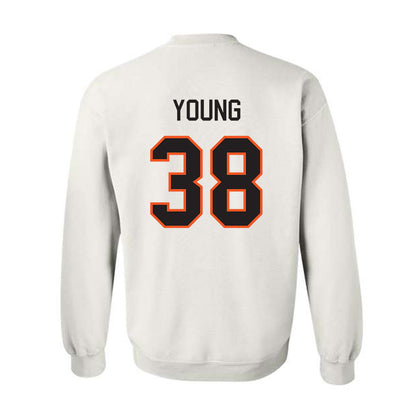 Oklahoma State - NCAA Football : Carlveon Young - Classic Shersey Crewneck Sweatshirt-1