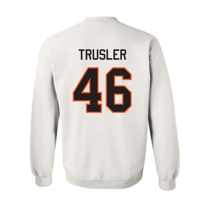 Oklahoma State - NCAA Football : Hunter Trusler - Classic Shersey Crewneck Sweatshirt-1