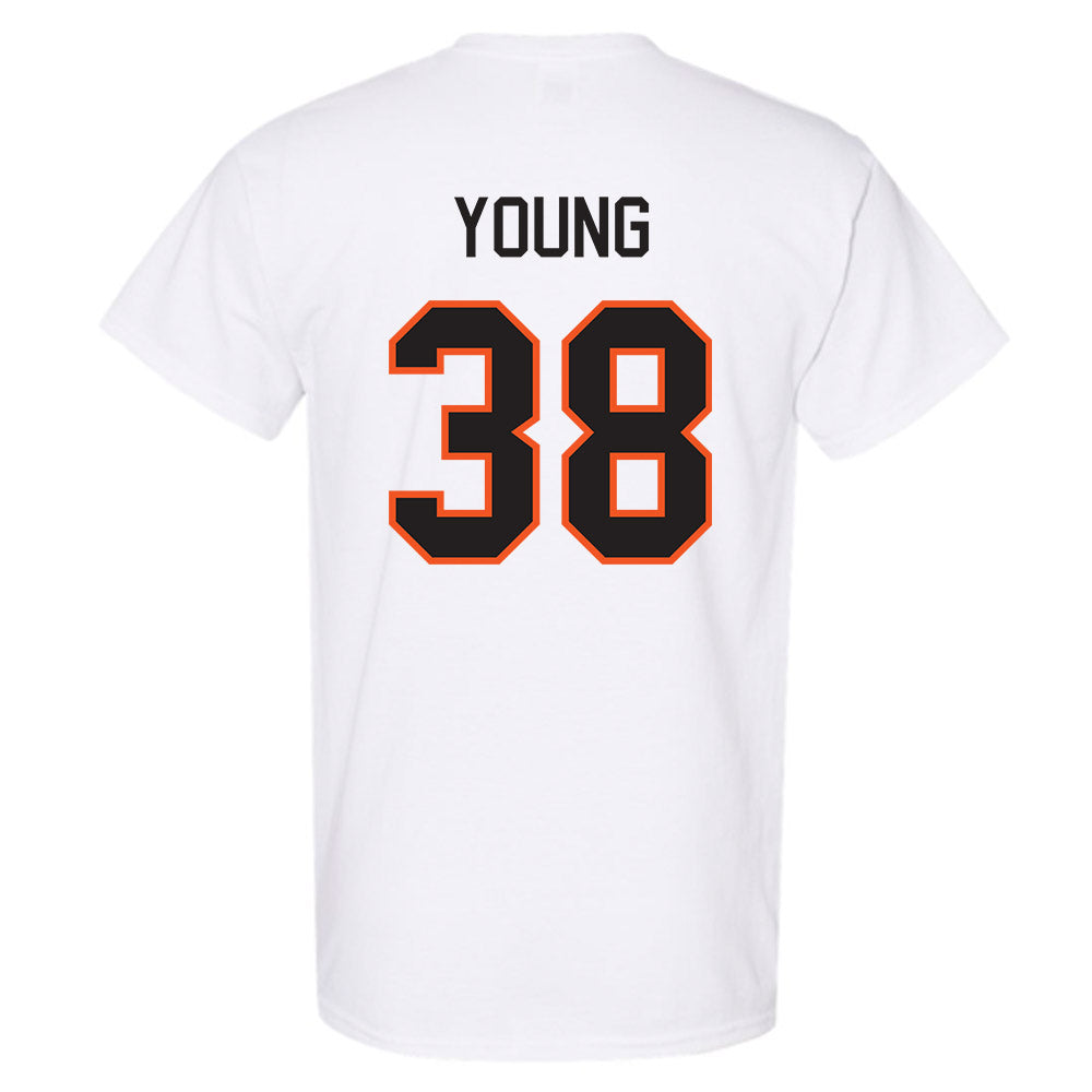 Oklahoma State - NCAA Football : Carlveon Young - Classic Shersey T-Shirt-1