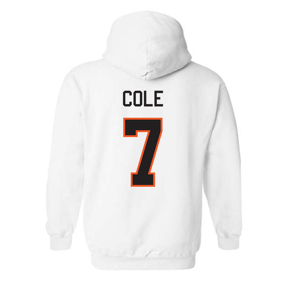 Oklahoma State - NCAA Men's Basketball : Kirk Cole - Classic Shersey Hooded Sweatshirt-1