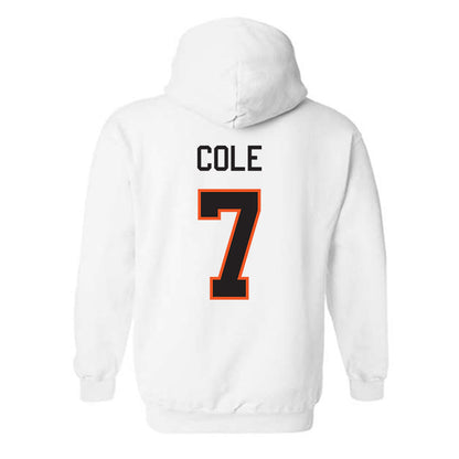 Oklahoma State - NCAA Men's Basketball : Kirk Cole - Classic Shersey Hooded Sweatshirt-1
