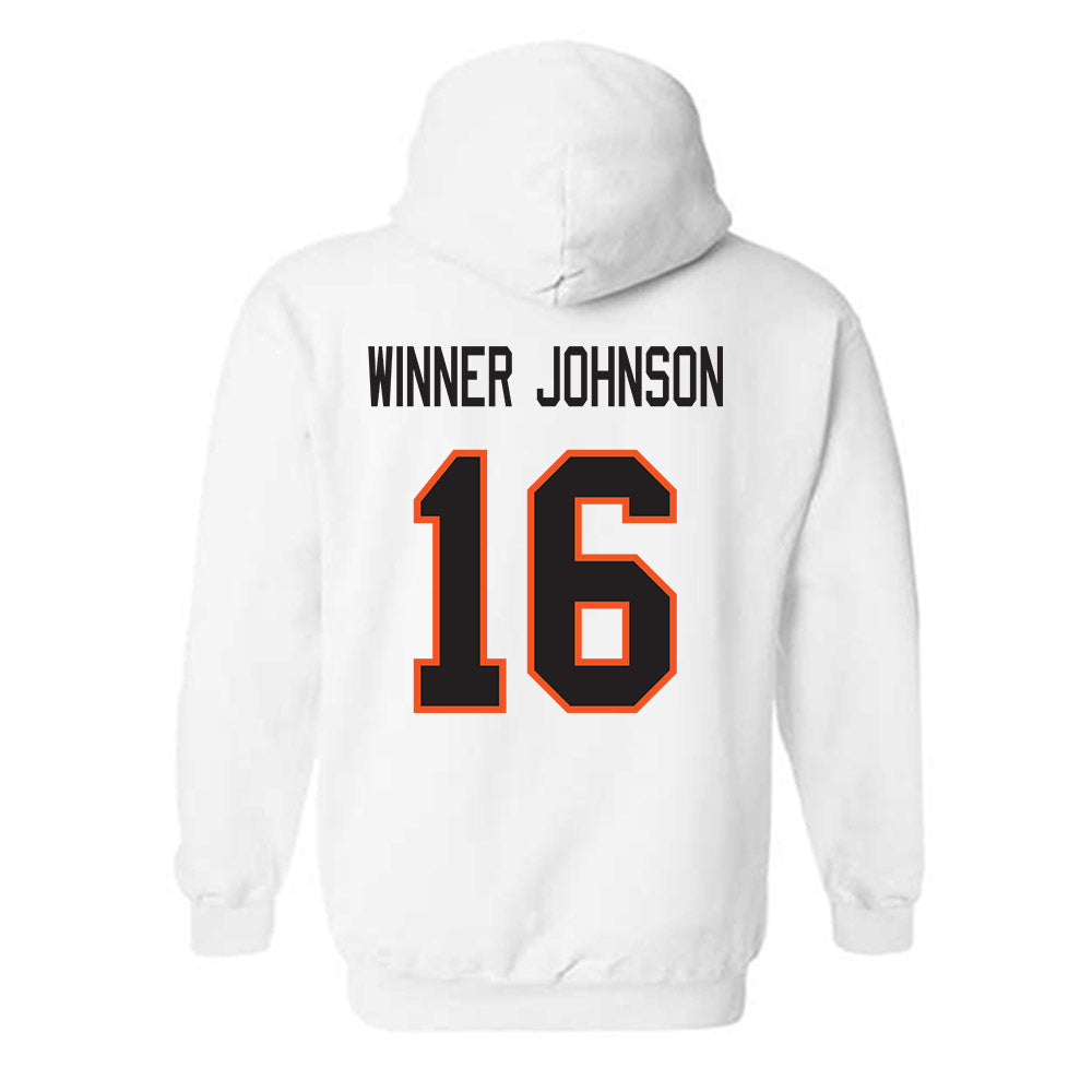 Oklahoma State - NCAA Football : Dallas Winner-Johnson - Classic Shersey Hooded Sweatshirt-1