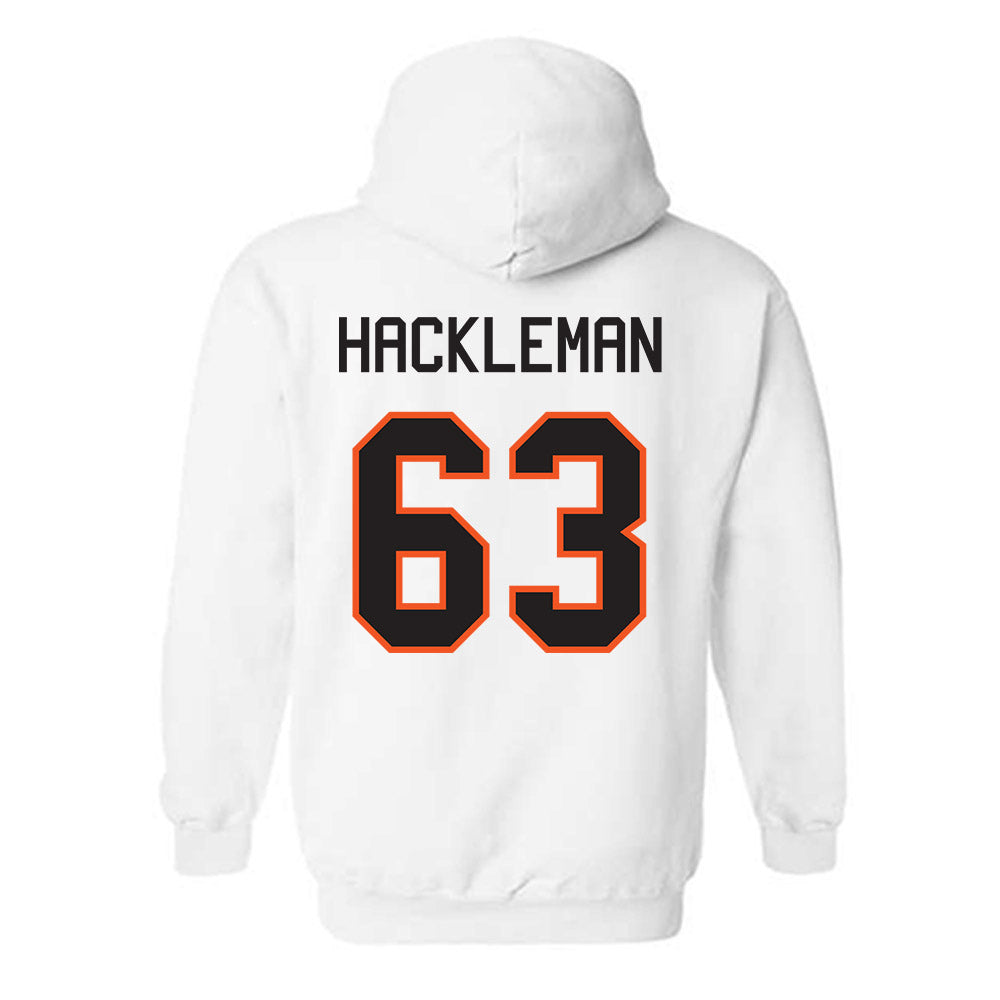 Oklahoma State - NCAA Football : Caleb Hackleman - Classic Shersey Hooded Sweatshirt-1