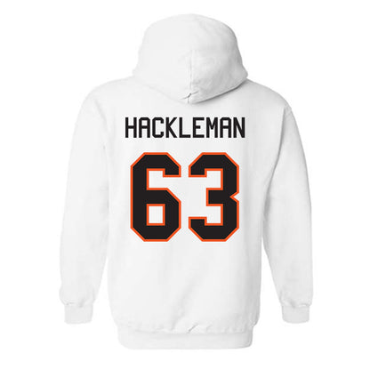 Oklahoma State - NCAA Football : Caleb Hackleman - Classic Shersey Hooded Sweatshirt-1