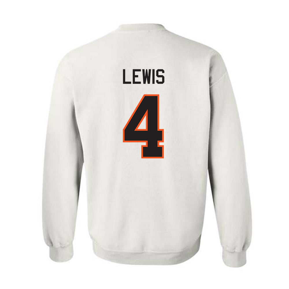 Oklahoma State - NCAA Football : Terrence Lewis - Classic Shersey Crewneck Sweatshirt-1