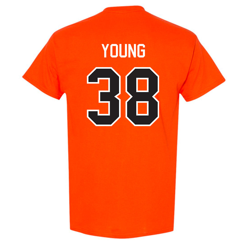 Oklahoma State - NCAA Football : Carlveon Young - Classic Shersey T-Shirt-1