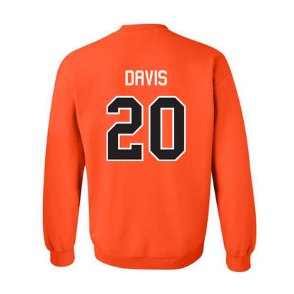 Oklahoma State - NCAA Football : Taurean Davis - Classic Shersey Crewneck Sweatshirt-1