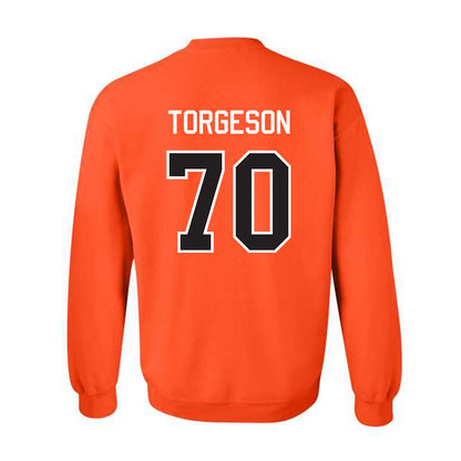 Oklahoma State - NCAA Football : Shaun Torgeson - Classic Shersey Crewneck Sweatshirt-1