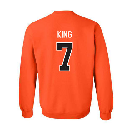 Oklahoma State - NCAA Women's Soccer : Sherline King - Classic Shersey Crewneck Sweatshirt-1
