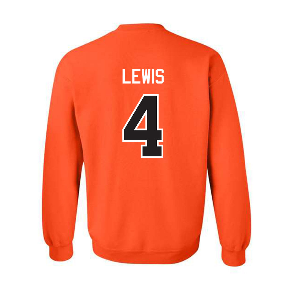 Oklahoma State - NCAA Football : Terrence Lewis - Classic Shersey Crewneck Sweatshirt-1