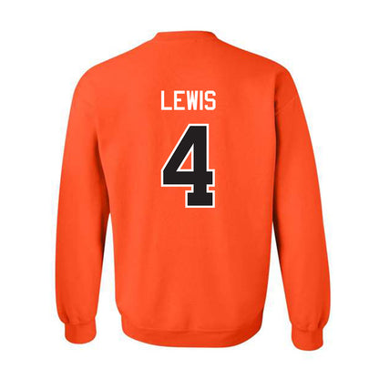 Oklahoma State - NCAA Football : Terrence Lewis - Classic Shersey Crewneck Sweatshirt-1