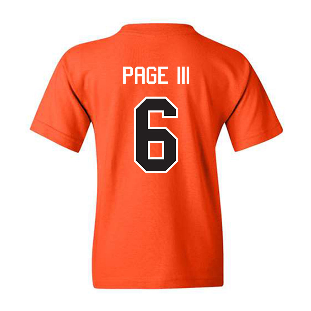 Oklahoma State - NCAA Football : Tre Page III - Classic Shersey Youth T-Shirt-1