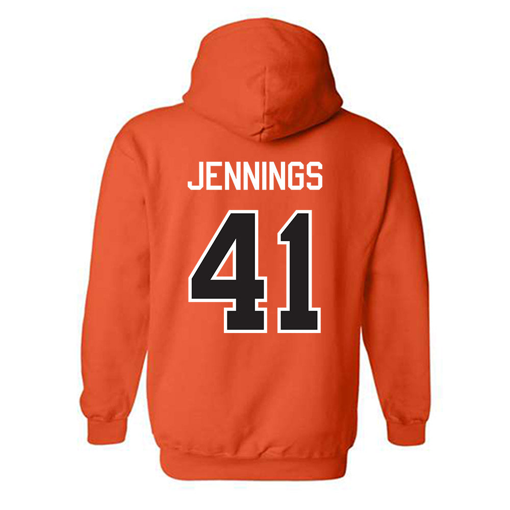 Oklahoma State - NCAA Baseball : Parker Jennings - Classic Shersey Hooded Sweatshirt-1