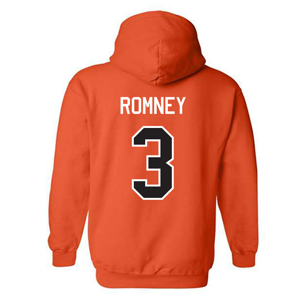 Oklahoma State - NCAA Football : Tate Romney - Classic Shersey Hooded Sweatshirt-1
