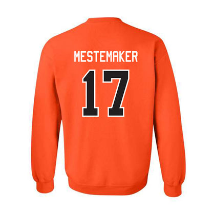 Oklahoma State - NCAA Football : Drew Mestemaker - Classic Shersey Crewneck Sweatshirt-1