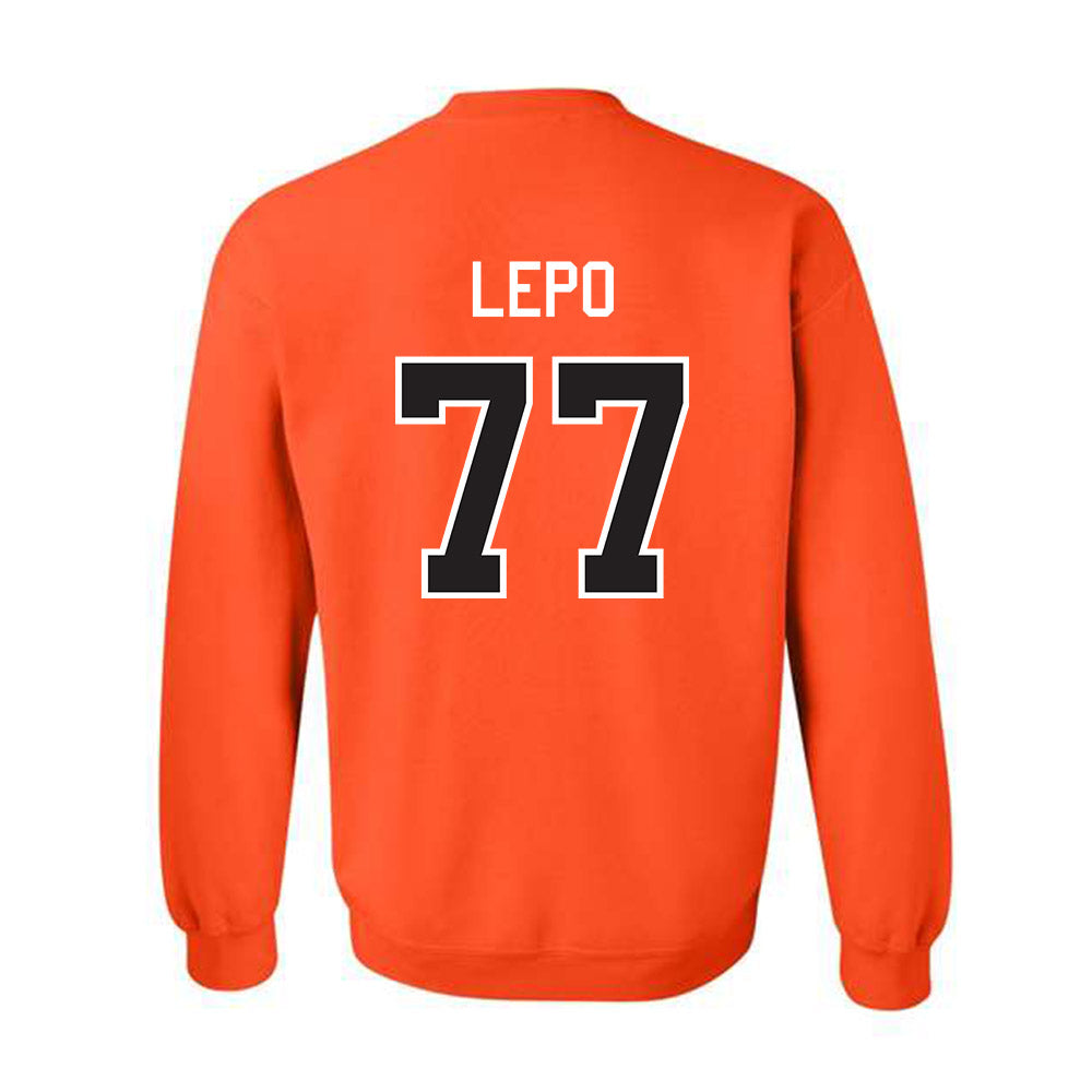 Oklahoma State - NCAA Football : Ashton Lepo - Classic Shersey Crewneck Sweatshirt-1