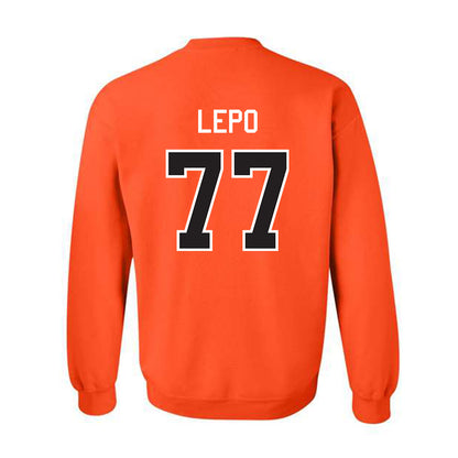 Oklahoma State - NCAA Football : Ashton Lepo - Classic Shersey Crewneck Sweatshirt-1