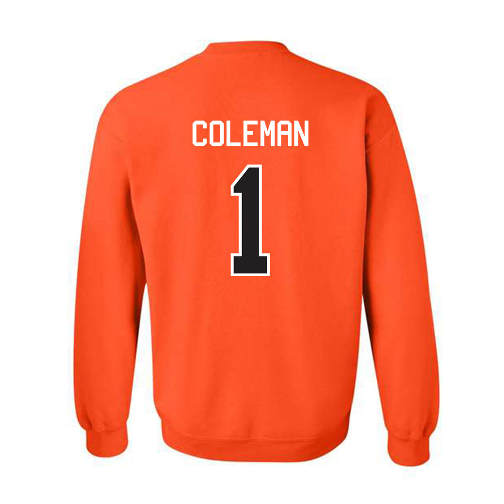 Oklahoma State - NCAA Football : Miles Coleman - Classic Shersey Crewneck Sweatshirt-1