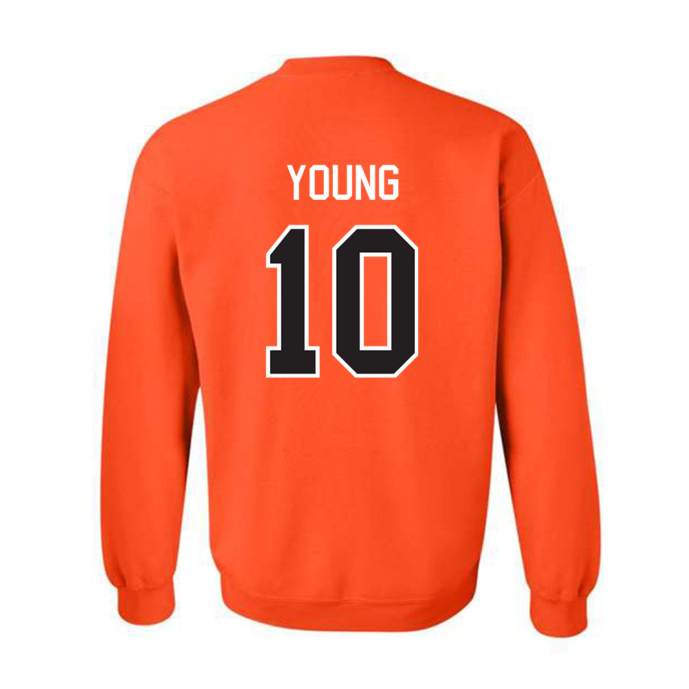 Oklahoma State - NCAA Football : Wyatt Young - Classic Shersey Crewneck Sweatshirt-1