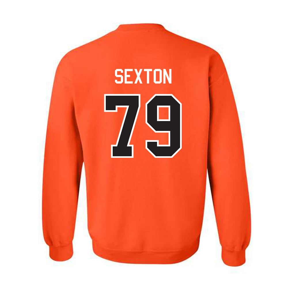 Oklahoma State - NCAA Football : Jacob Sexton - Classic Shersey Crewneck Sweatshirt-1