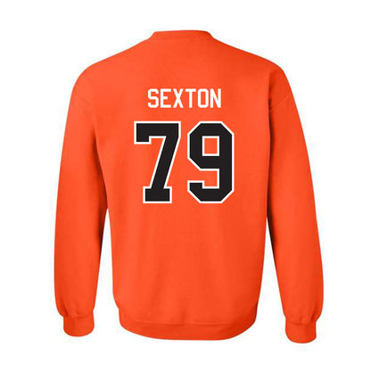 Oklahoma State - NCAA Football : Jacob Sexton - Classic Shersey Crewneck Sweatshirt-1